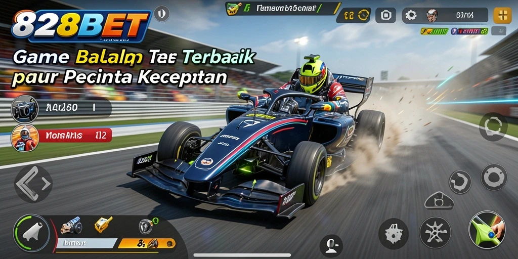 Tangkapan layar utama dari gameplay Racing yang mendebarkan di 828BET.