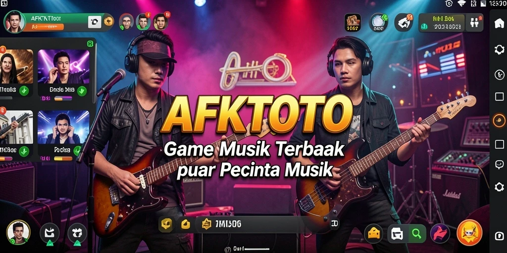 Screenshot gameplay AFKTOTO menampilkan aksi menyanyi seru dan interaktif.