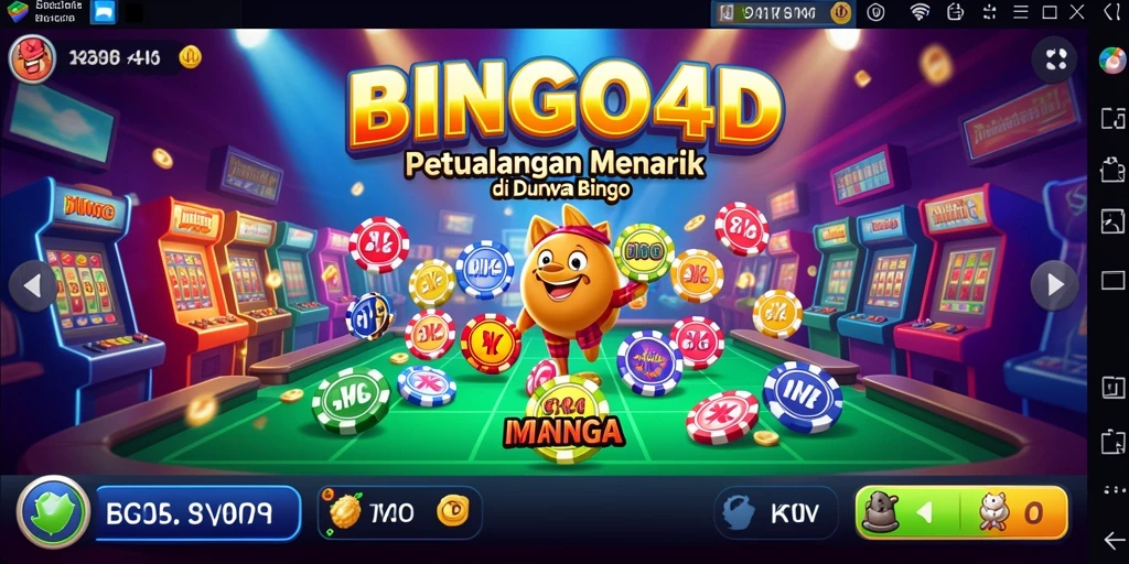 Tampilan menarik dan seru saat bermain BINGO4D.