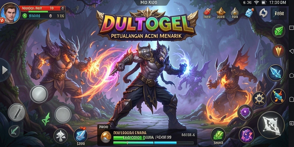 Tampilan gameplay DULTOGEL yang penuh aksi dan petualangan seru.
