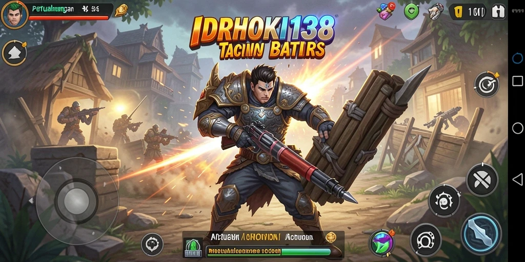 Screenshot gameplay IDRHOKI138 yang menunjukkan aksi seru dan intens.