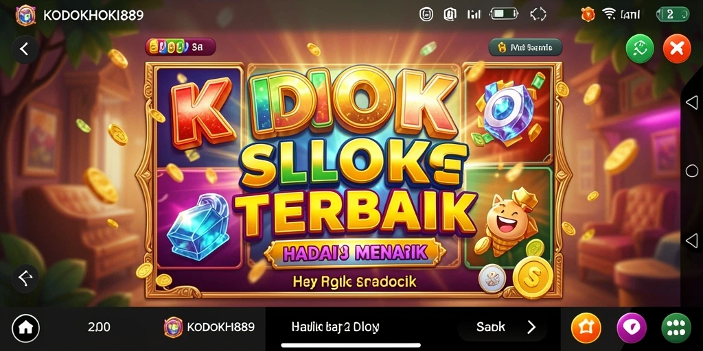 Tampilan menarik dari gameplay KODOKHOKI889 yang penuh dengan hadiah.