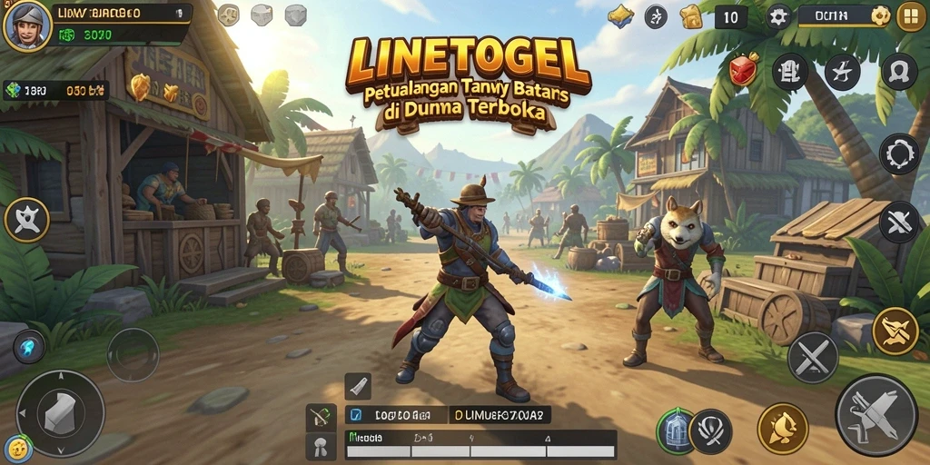 Gameplay seru di dunia terbuka LINETOGEL yang menantang.