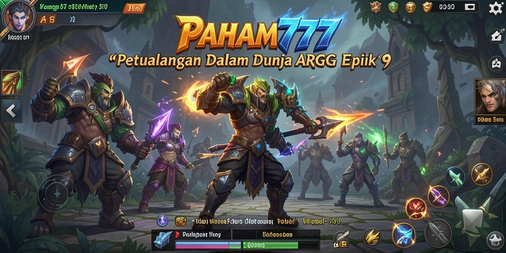 Gameplay mendebarkan dalam dunia petualangan ARPG PAHAM777.