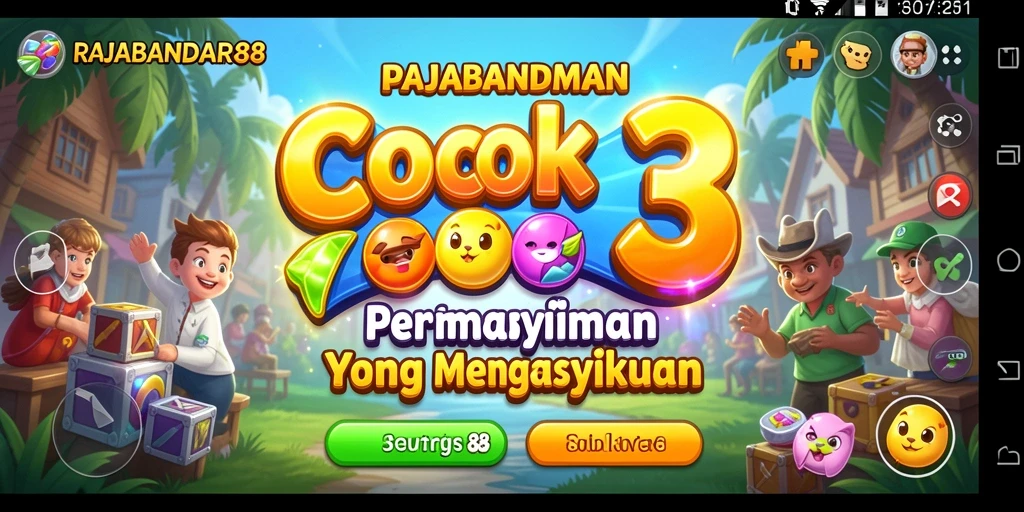 Tampilan menarik dari gameplay RAJABANDAR88 yang penuh warna.