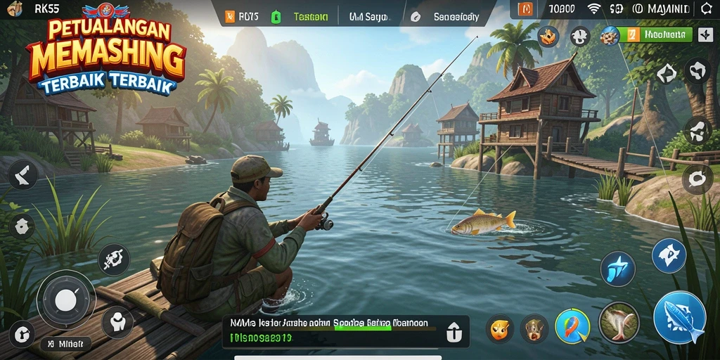 Tangkapan besar di RK55 saat bermain memancing.