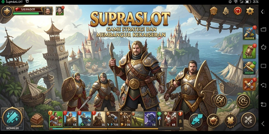 Tampilan gameplay menarik dan penuh warna dari SUPRASLOT.