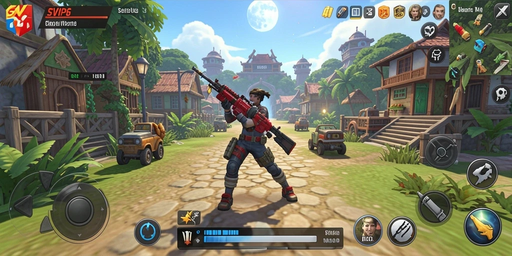 Tangkapan layar gameplay SVIP6 menampilkan aksi simulasi yang mendebarkan.