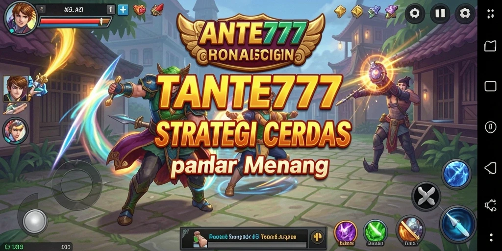 Tampilan gameplay menarik TANTE777 dengan elemen strategi mendalam.