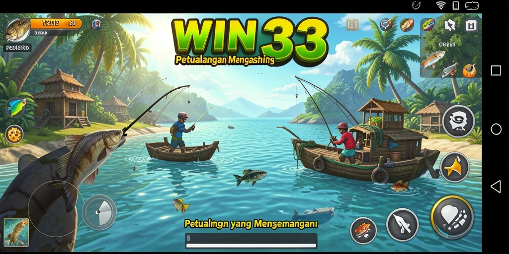 Gameplay seru WIN33 dengan pemandangan memancing yang menakjubkan.